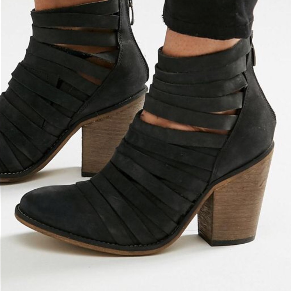 Free People Hybrid Strappy Booties 38